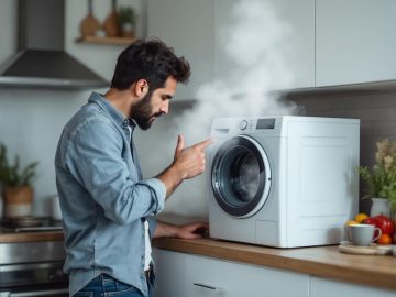 ¿Electrodoméstico huele a plástico quemado?