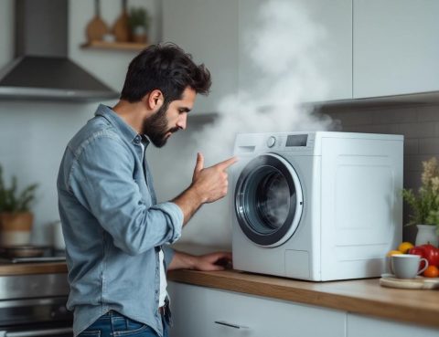 ¿Electrodoméstico huele a plástico quemado?