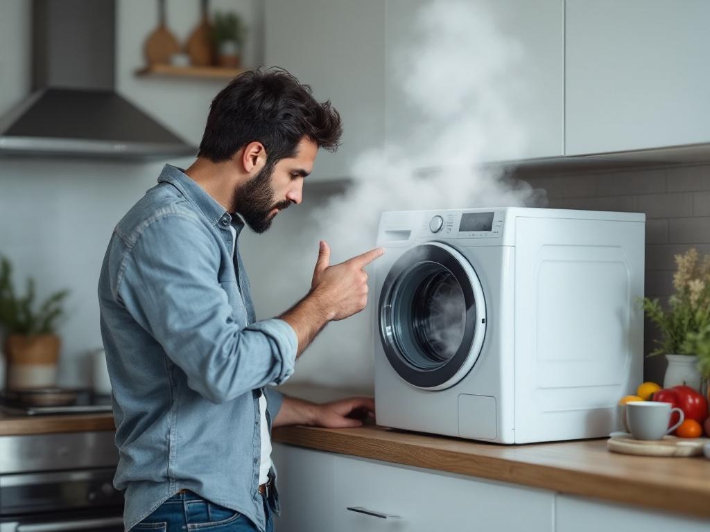 ¿Electrodoméstico huele a plástico quemado?